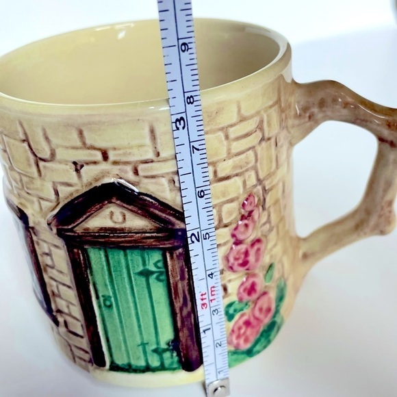 Sylva Ceramics Cottage Teacup Saucer Set Staffordshire Hand Painted Engl… - Picture 8 of 9